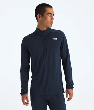 TNF X Smartwool Jersey de manga larga con cremallera hasta el pecho para hombre, mezcla de merino 150 TNF X Smartwool Jersey de manga larga con cremallera hasta el pecho para hombre, mezcla de merino 150