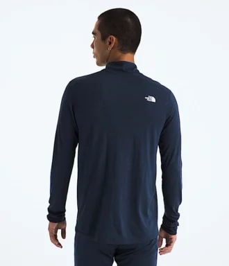 TNF X Smartwool Jersey de manga larga con cremallera hasta el pecho para hombre, mezcla de merino 150 TNF X Smartwool Jersey de manga larga con cremallera hasta el pecho para hombre, mezcla de merino 150