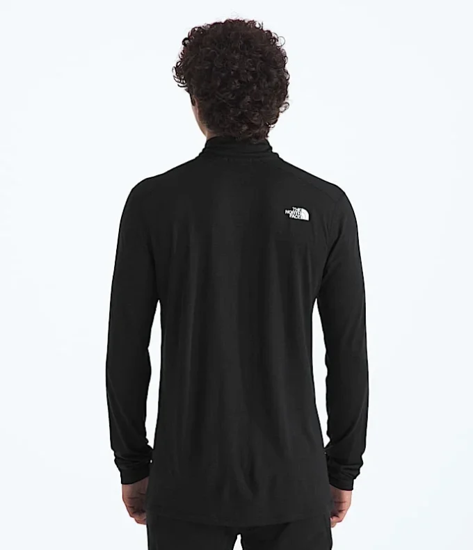 TNF X Smartwool Jersey de manga larga con cremallera hasta el pecho para hombre, mezcla de merino 150 TNF X Smartwool Jersey de manga larga con cremallera hasta el pecho para hombre, mezcla de merino 150